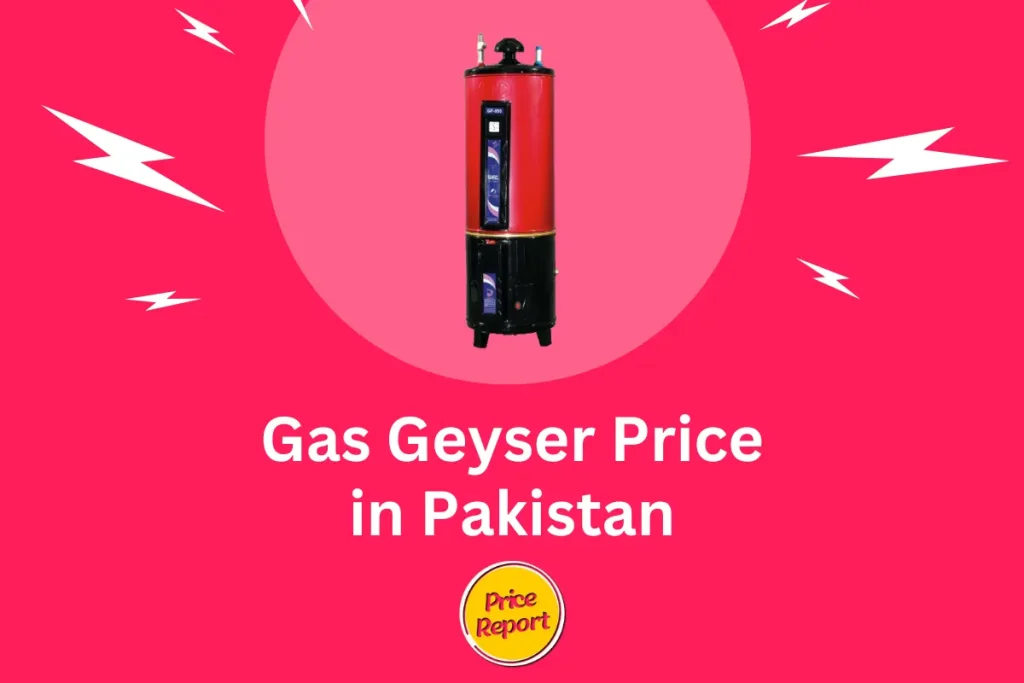 gas geyser price in pakistan